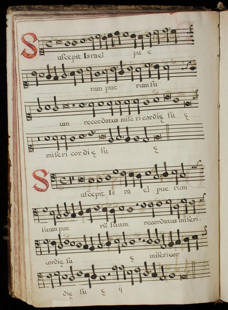 An illustration from [Mexican choir books] [v. 4], 1600, leaf 67