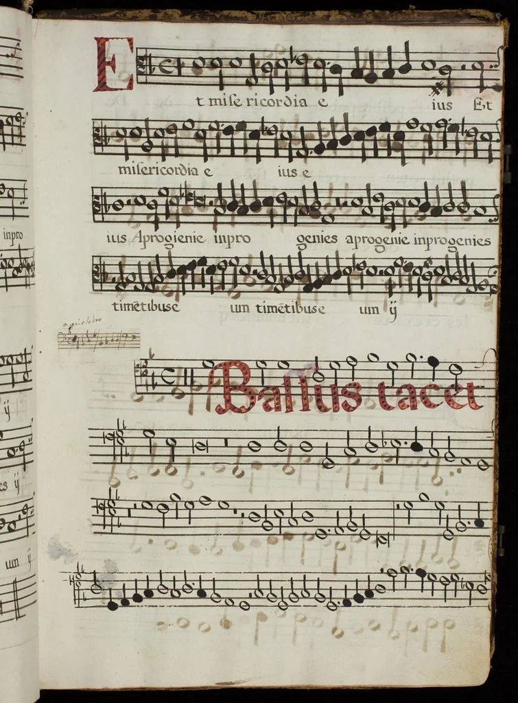 An illustration from [Mexican choir books] [v. 4], 1600, leaf 78