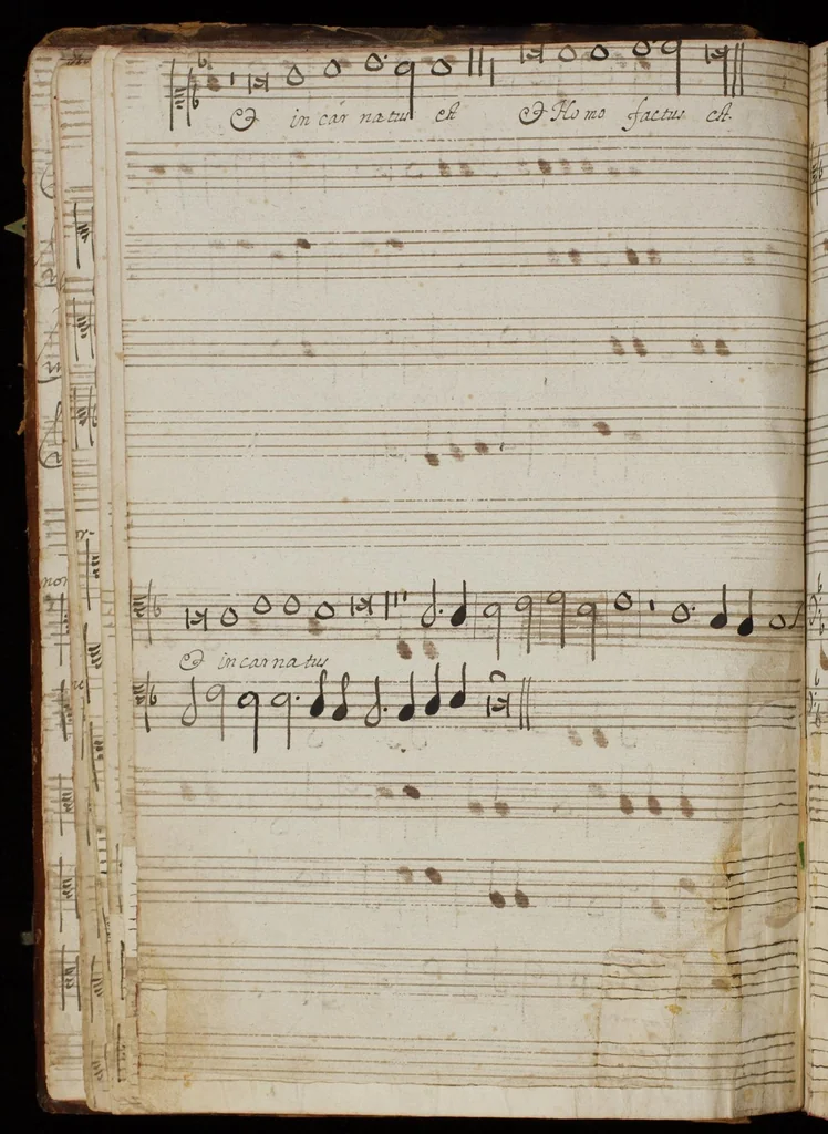 An illustration from [Mexican choir books] [v. 6], 1600, leaf 23