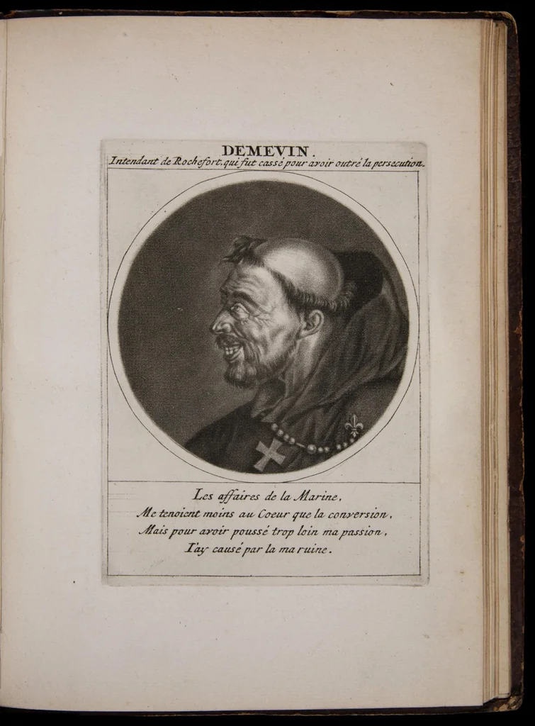An illustration from Les heros de la ligue, 1691, leaf 25
