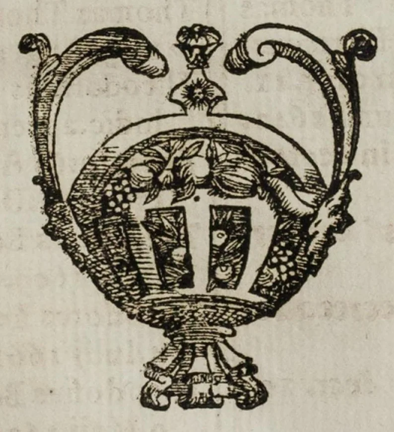 An illustration from Index librorum prohibitorum, 1664, leaf 216
