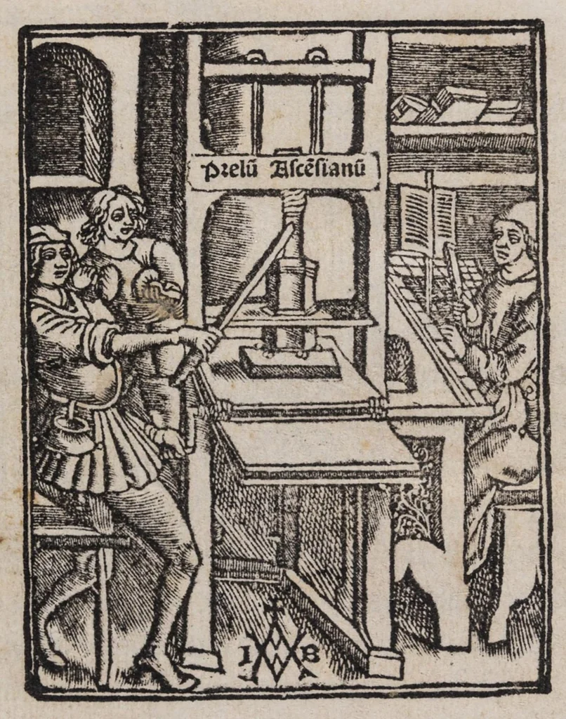 An illustration from Determinatio Theologice̦ Facultatis Parisieñ, 1521, leaf 0