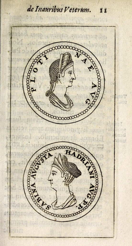 An illustration from Caspari Bartholini thom. f. De inauribus veterum syntagma ; accedit mantissa ex Thomae Bartholini miscellaneis medicis De annulis narium, 1676, leaf 35