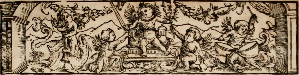An illustration from Caspari Bauhini ... # Theatri botanici sive Index in Theophrasti Dioscoridis, Plinii et botanicorvm qui à seculo scripserunt opera plantarvm circiter sex millivm ab ipsis exhibitarvm nomina cum earundem synonymijs & differentijs methodice secundum genera & species proponens. Opvs XL. annorvm summopere expetitum ad autoris autographum recensitum, 1671, leaf 8