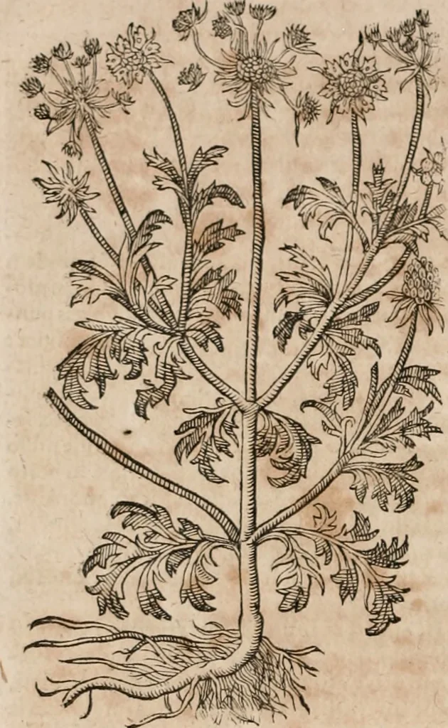 An illustration from Caspari Bavhini ... theatri botanici in qvo plantæ svpra sexcentæ ab ipso primum descriptæ cum plurimis figuris proponuntur, 1671, leaf 135