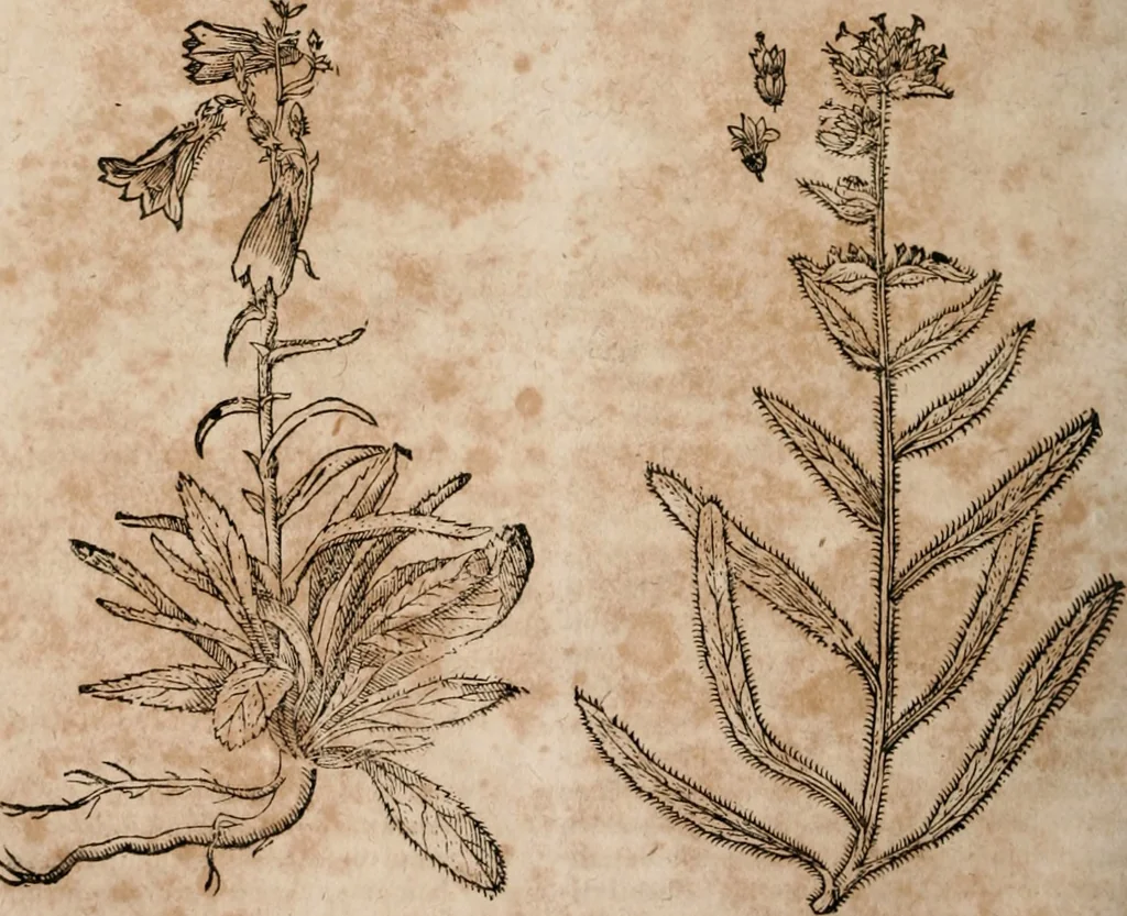 An illustration from Caspari Bavhini ... theatri botanici in qvo plantæ svpra sexcentæ ab ipso primum descriptæ cum plurimis figuris proponuntur, 1671, leaf 45