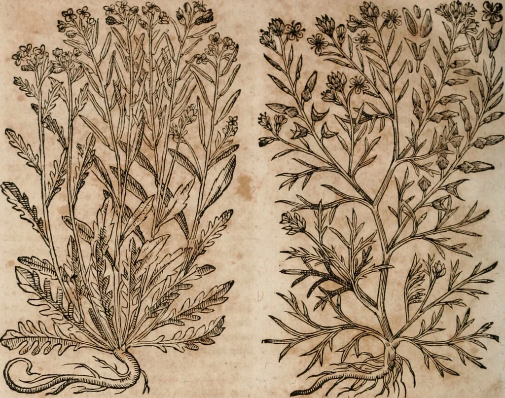 An illustration from Caspari Bavhini ... theatri botanici in qvo plantæ svpra sexcentæ ab ipso primum descriptæ cum plurimis figuris proponuntur, 1671, leaf 49
