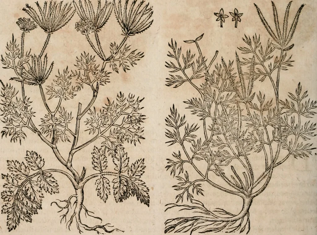 An illustration from Caspari Bavhini ... theatri botanici in qvo plantæ svpra sexcentæ ab ipso primum descriptæ cum plurimis figuris proponuntur, 1671, leaf 87