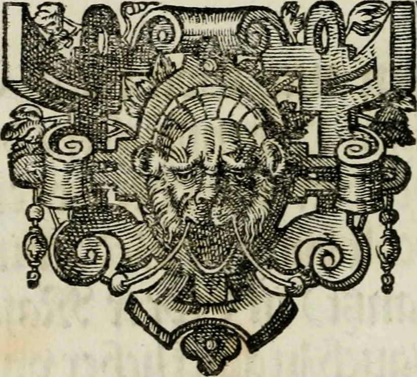 An illustration from Cassander evangelicus, sive, In plaeisq[ue] assertor Aug. confessionis graviss, das ist, Die jenige Puncten : worinn der Fürnehme hochgelehrte vnd in der römisch-catholischen Kirchen weitgerühmte Mann, Georgius Cassander, die Augsburg confession mit gutem Grund gebillichet : aus dem Bedencken, so auff Keysers Ferdinandi I. vnd Keys. Maximiliani II. hochlöblichster Ged. allergnädigsten Befehl vnd Beförderung aller dreyen geistlichen Ehurfürsten Maintz, Cöln vnd Frier gefertiget, 1631, leaf 289