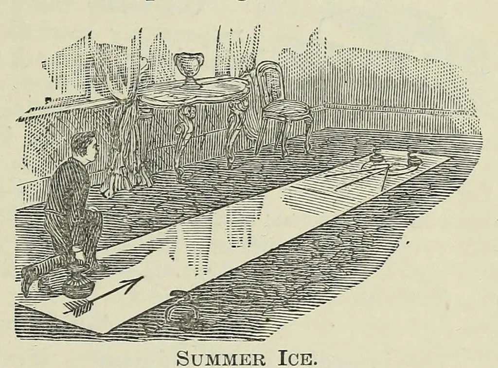 An illustration from Cassell's book of in-door amusements, card games, and fireside fun ; with numerous illustrations, 1886, leaf 95