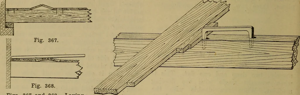 An illustration from Cassells' carpentry and joinery, 1907, leaf 105