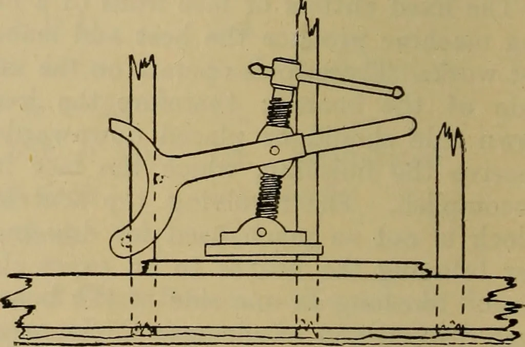 An illustration from Cassells' carpentry and joinery, 1907, leaf 105