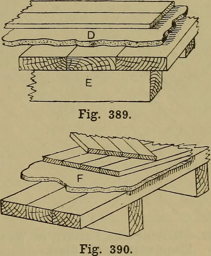 An illustration from Cassells' carpentry and joinery, 1907, leaf 110