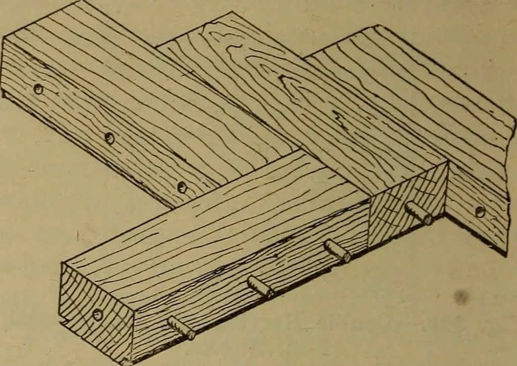 An illustration from Cassells' carpentry and joinery, 1907, leaf 113