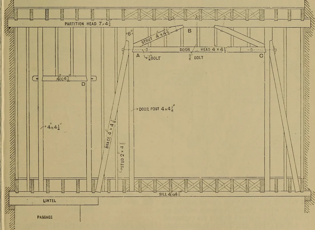 An illustration from Cassells' carpentry and joinery, 1907, leaf 120