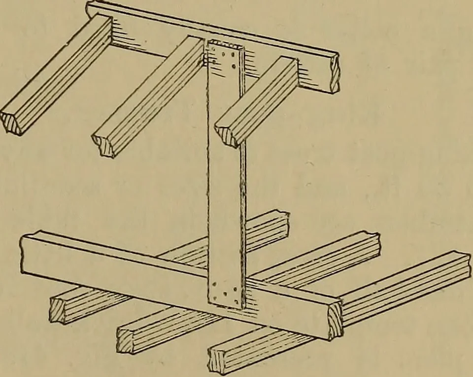 An illustration from Cassells' carpentry and joinery, 1907, leaf 136