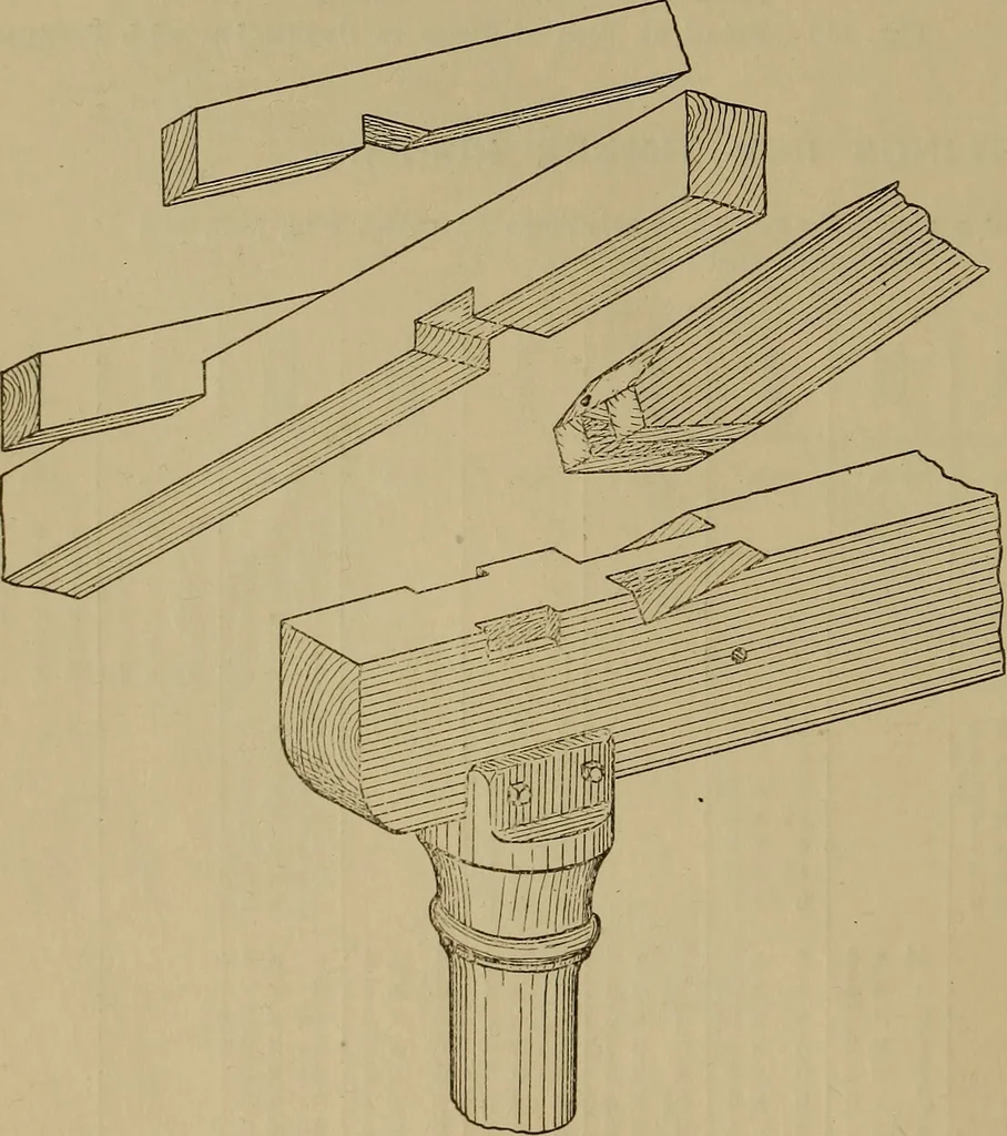 An illustration from Cassells' carpentry and joinery, 1907, leaf 141
