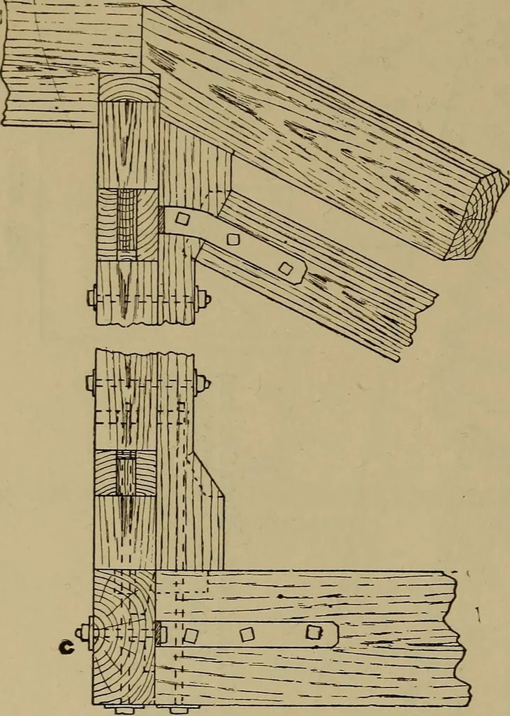 An illustration from Cassells' carpentry and joinery, 1907, leaf 143