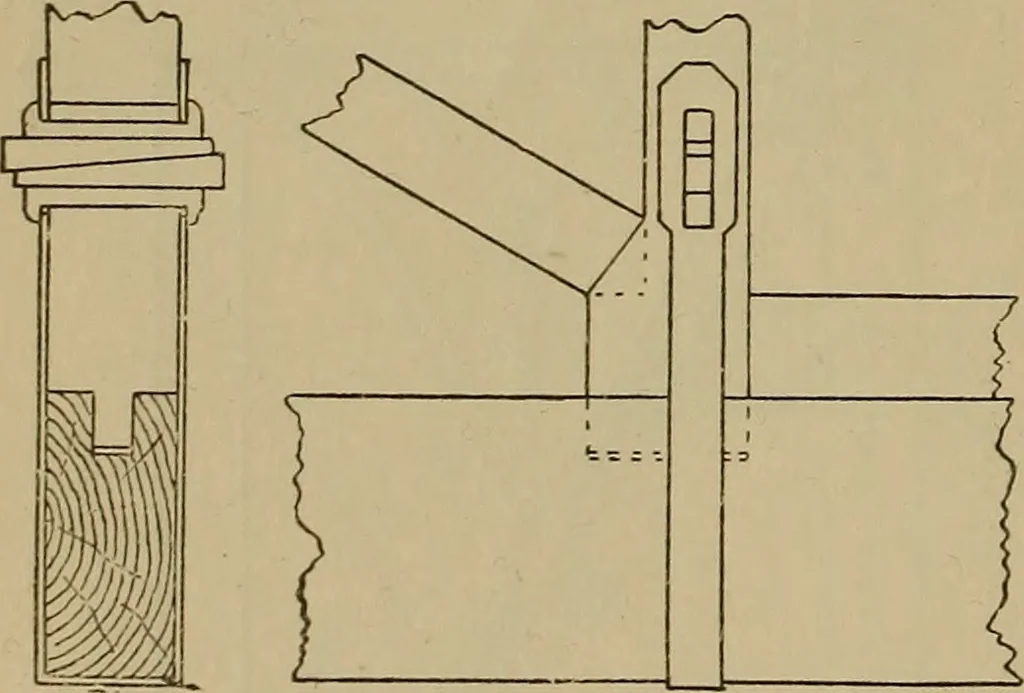 An illustration from Cassells' carpentry and joinery, 1907, leaf 147