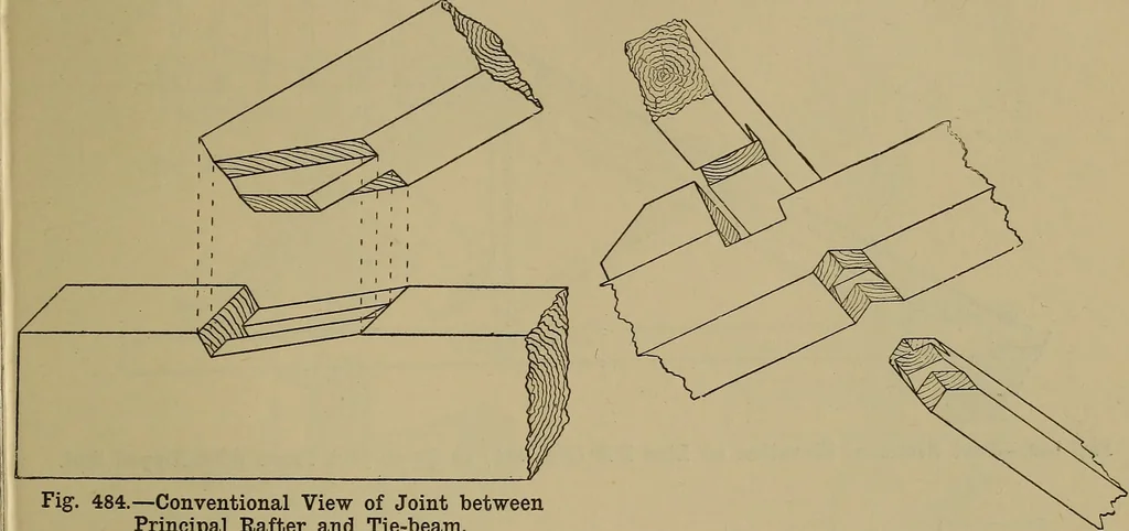 An illustration from Cassells' carpentry and joinery, 1907, leaf 148