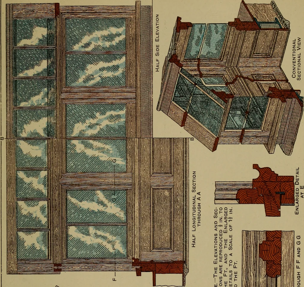 An illustration from Cassells' carpentry and joinery, 1907, leaf 164