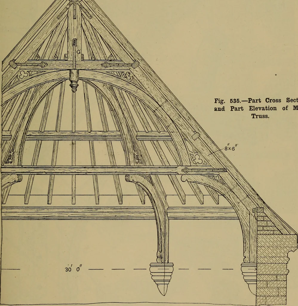 An illustration from Cassells' carpentry and joinery, 1907, leaf 166