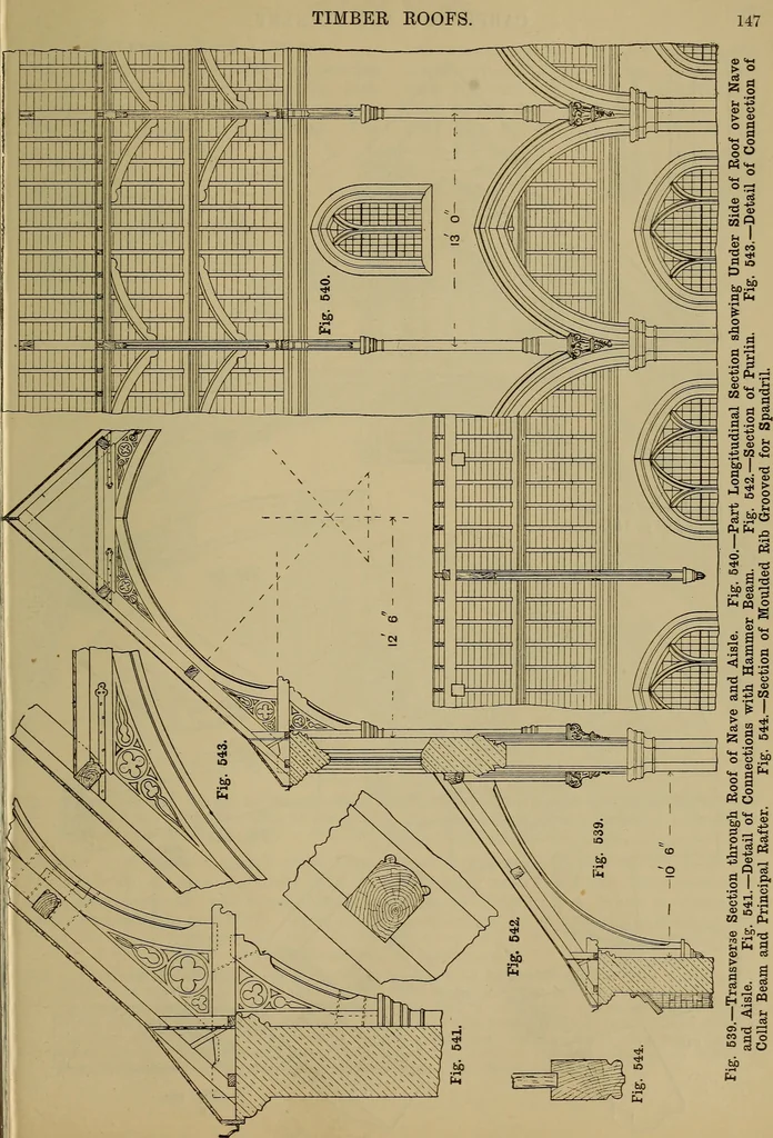 An illustration from Cassells' carpentry and joinery, 1907, leaf 168