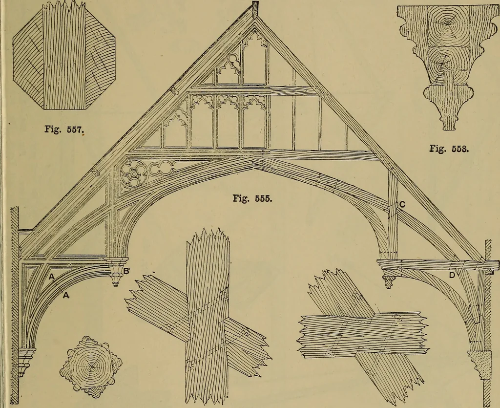 An illustration from Cassells' carpentry and joinery, 1907, leaf 170