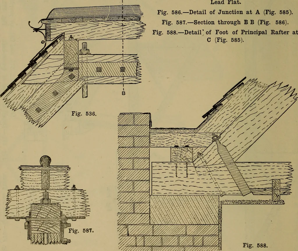 An illustration from Cassells' carpentry and joinery, 1907, leaf 173