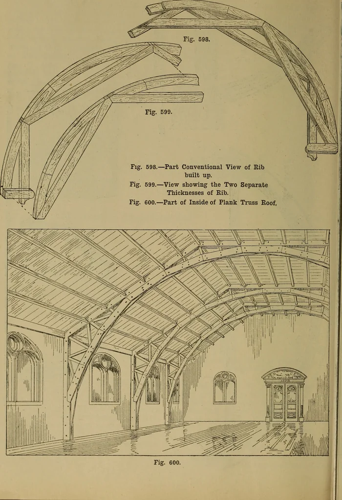 An illustration from Cassells' carpentry and joinery, 1907, leaf 177
