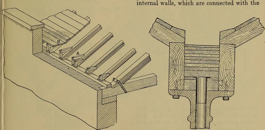 An illustration from Cassells' carpentry and joinery, 1907, leaf 184