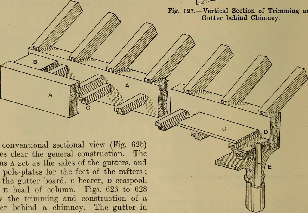 An illustration from Cassells' carpentry and joinery, 1907, leaf 185