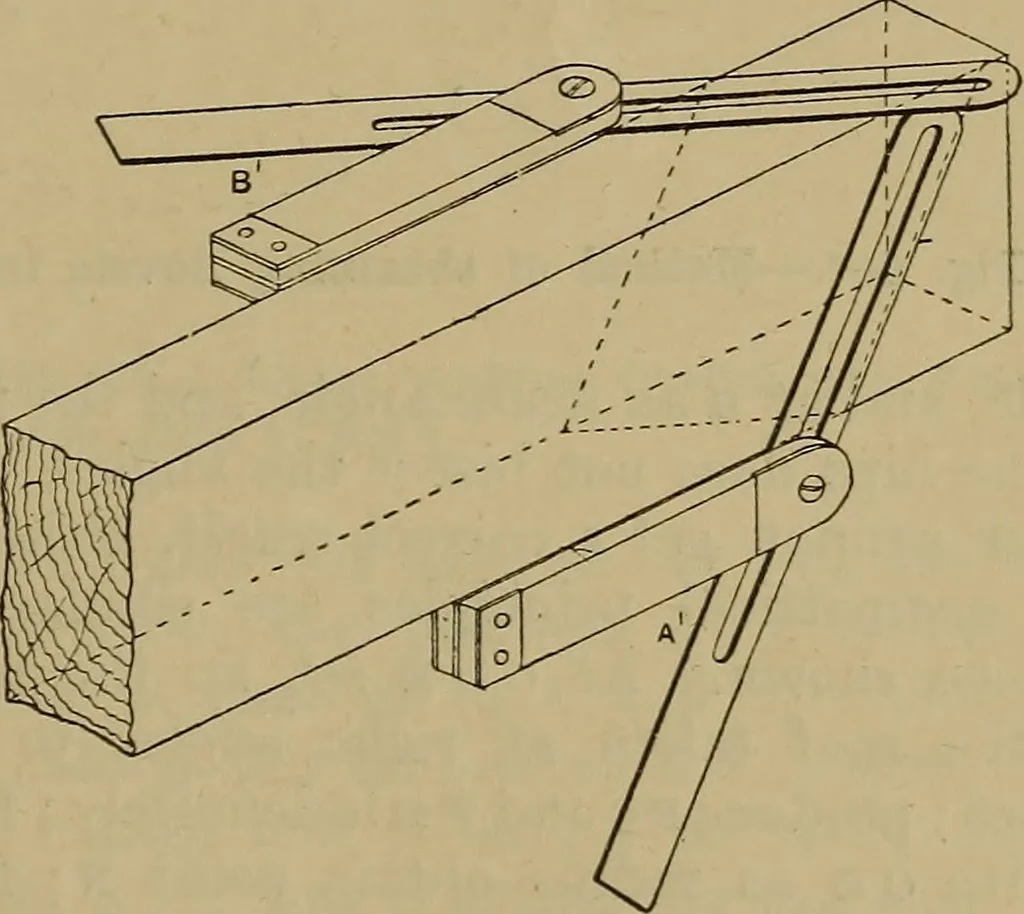 An illustration from Cassells' carpentry and joinery, 1907, leaf 190