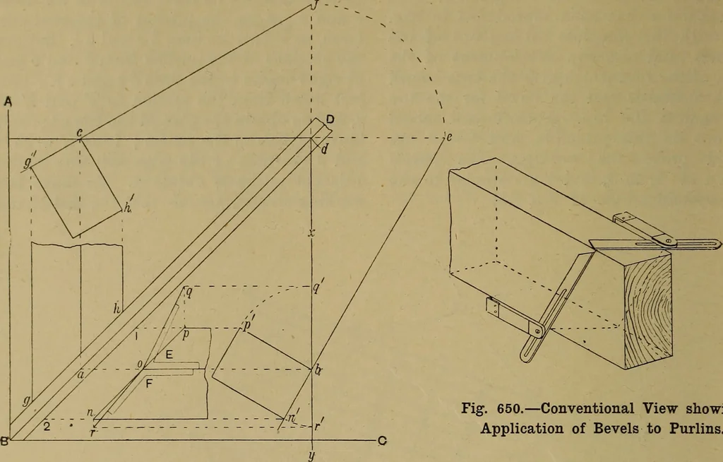 An illustration from Cassells' carpentry and joinery, 1907, leaf 193