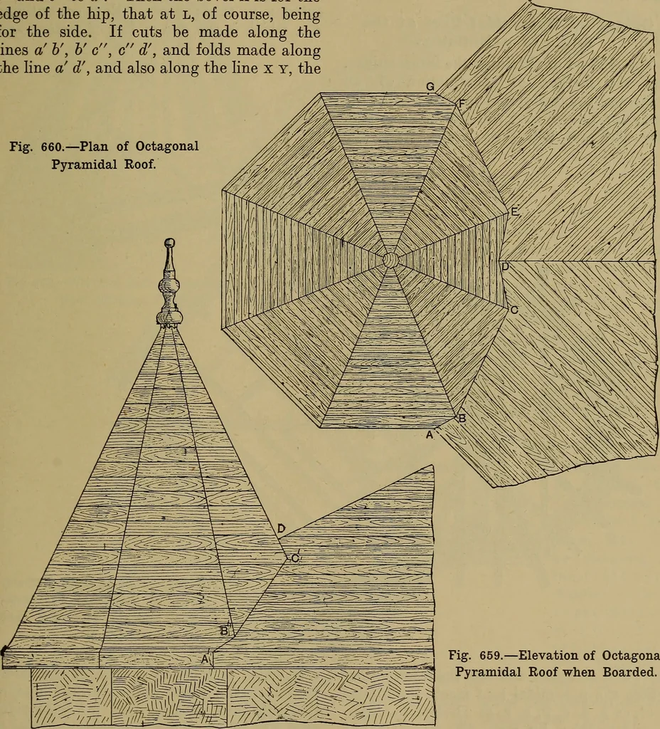 An illustration from Cassells' carpentry and joinery, 1907, leaf 196