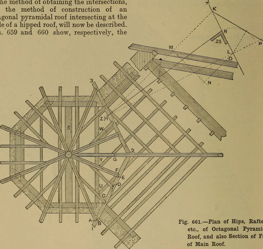 An illustration from Cassells' carpentry and joinery, 1907, leaf 197