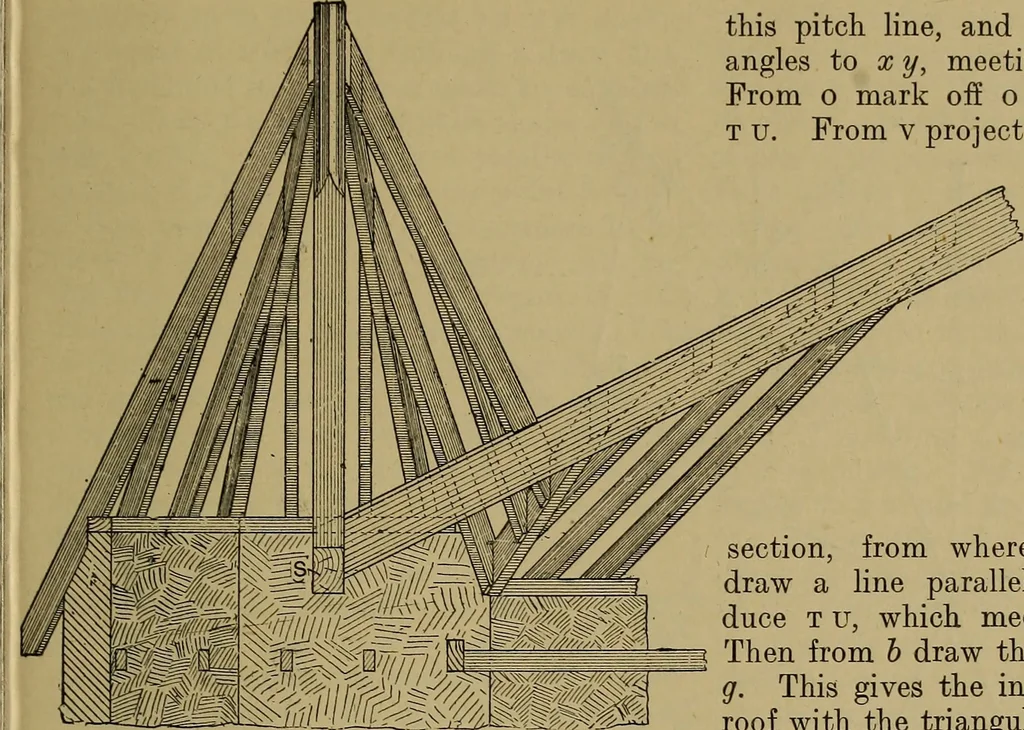 An illustration from Cassells' carpentry and joinery, 1907, leaf 198