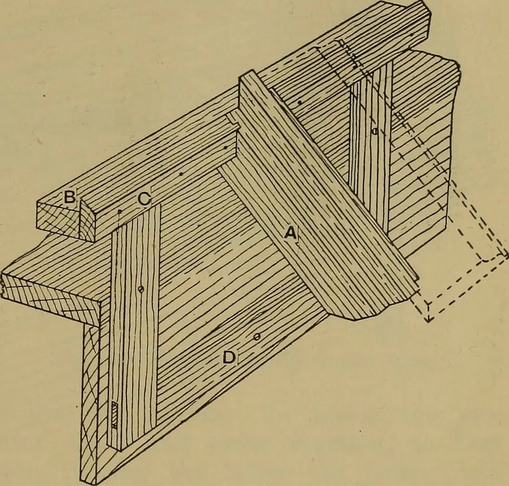 An illustration from Cassells' carpentry and joinery, 1907, leaf 20