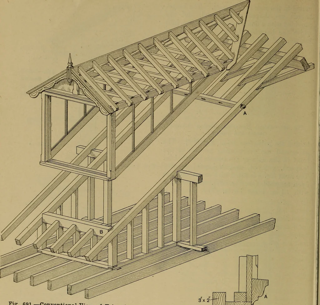 An illustration from Cassells' carpentry and joinery, 1907, leaf 211