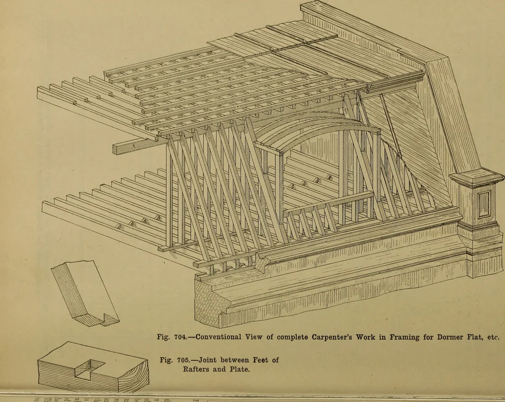 An illustration from Cassells' carpentry and joinery, 1907, leaf 219