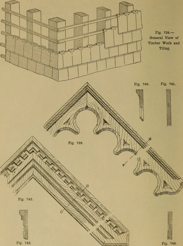 An illustration from Cassells' carpentry and joinery, 1907, leaf 235