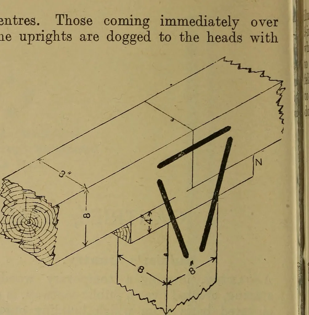 An illustration from Cassells' carpentry and joinery, 1907, leaf 239
