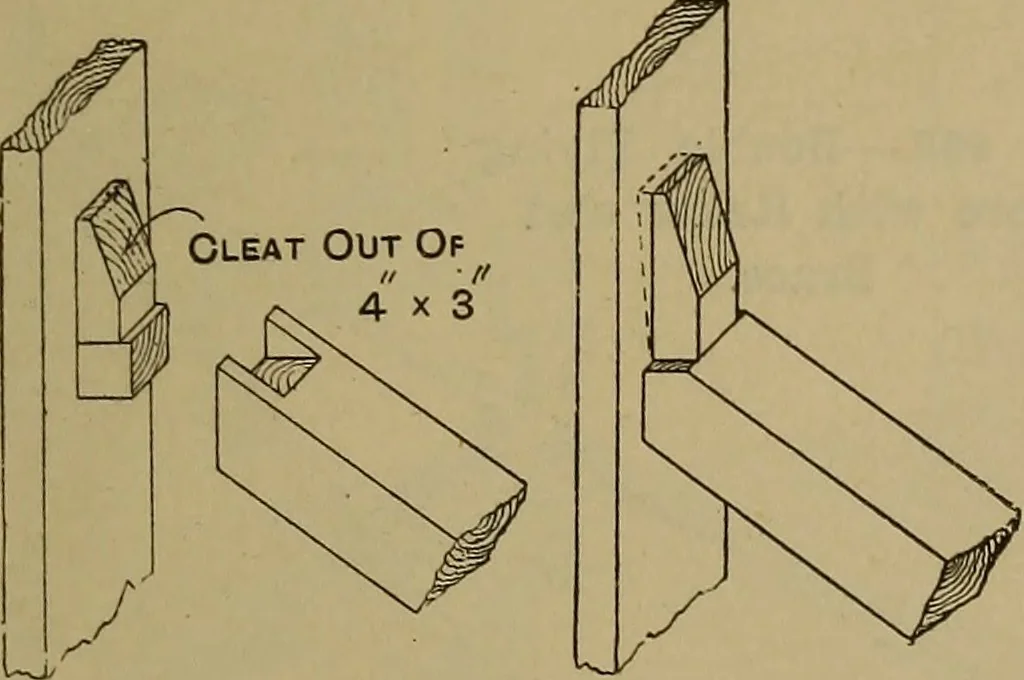 An illustration from Cassells' carpentry and joinery, 1907, leaf 258