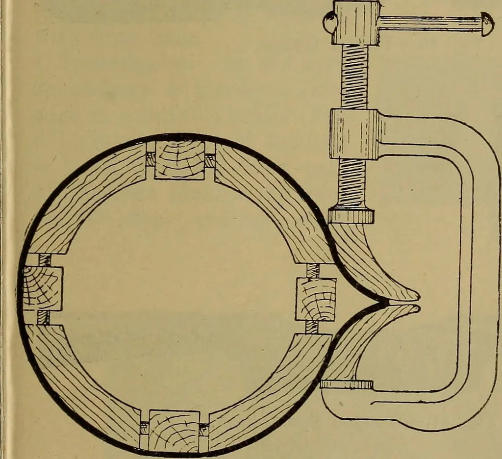 An illustration from Cassells' carpentry and joinery, 1907, leaf 26