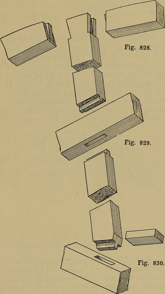 An illustration from Cassells' carpentry and joinery, 1907, leaf 274