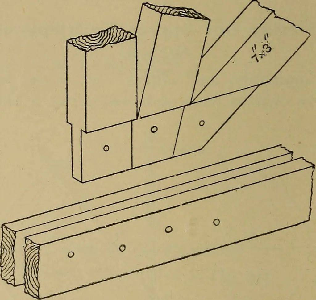 An illustration from Cassells' carpentry and joinery, 1907, leaf 279
