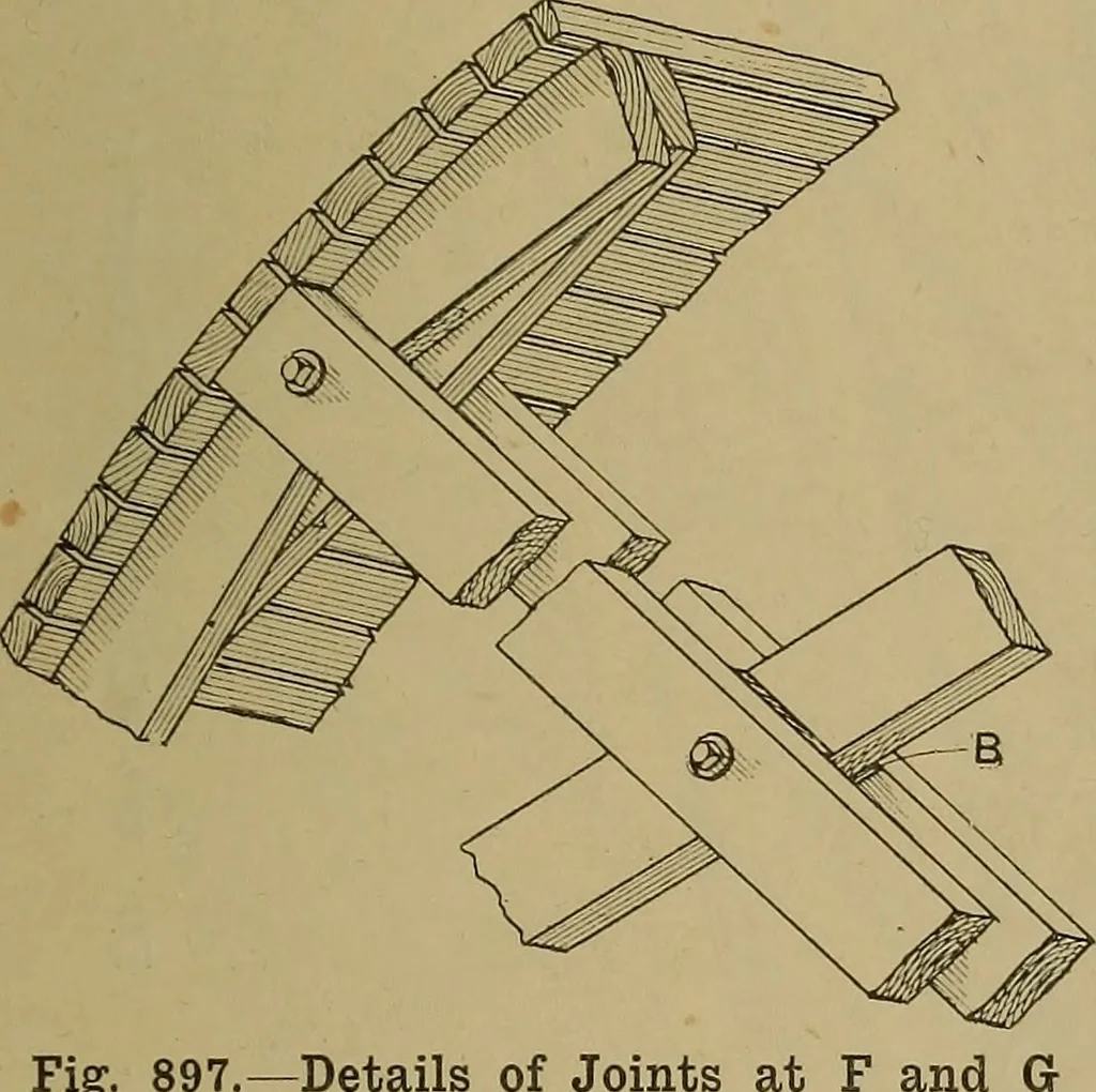 An illustration from Cassells' carpentry and joinery, 1907, leaf 298