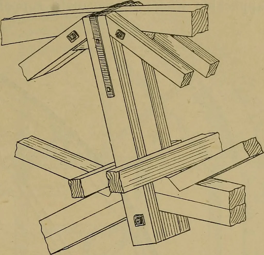 An illustration from Cassells' carpentry and joinery, 1907, leaf 302