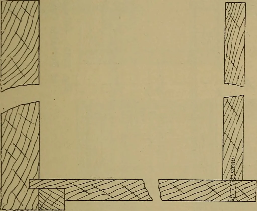 An illustration from Cassells' carpentry and joinery, 1907, leaf 334