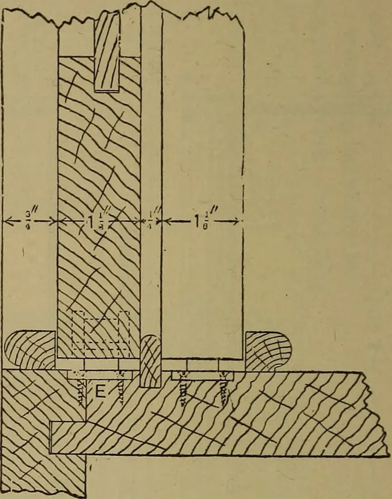 An illustration from Cassells' carpentry and joinery, 1907, leaf 337